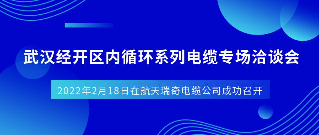 公司成功組織召開武漢經開區內循環系列電纜專場洽談會